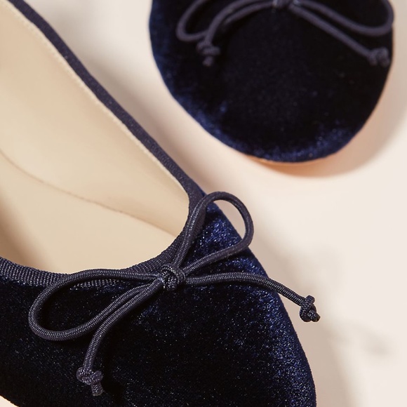 Guilhermina Embellished Velvet Ballet Flats US 8 - Picture 3 of 4